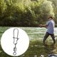 thumbnail image 5 of 40 Pieces Fishing Swivels Stainless Steel Fishing Swivels Snap Connector for Saltwater Fishing Freshwater Fishing, 5 of 5
