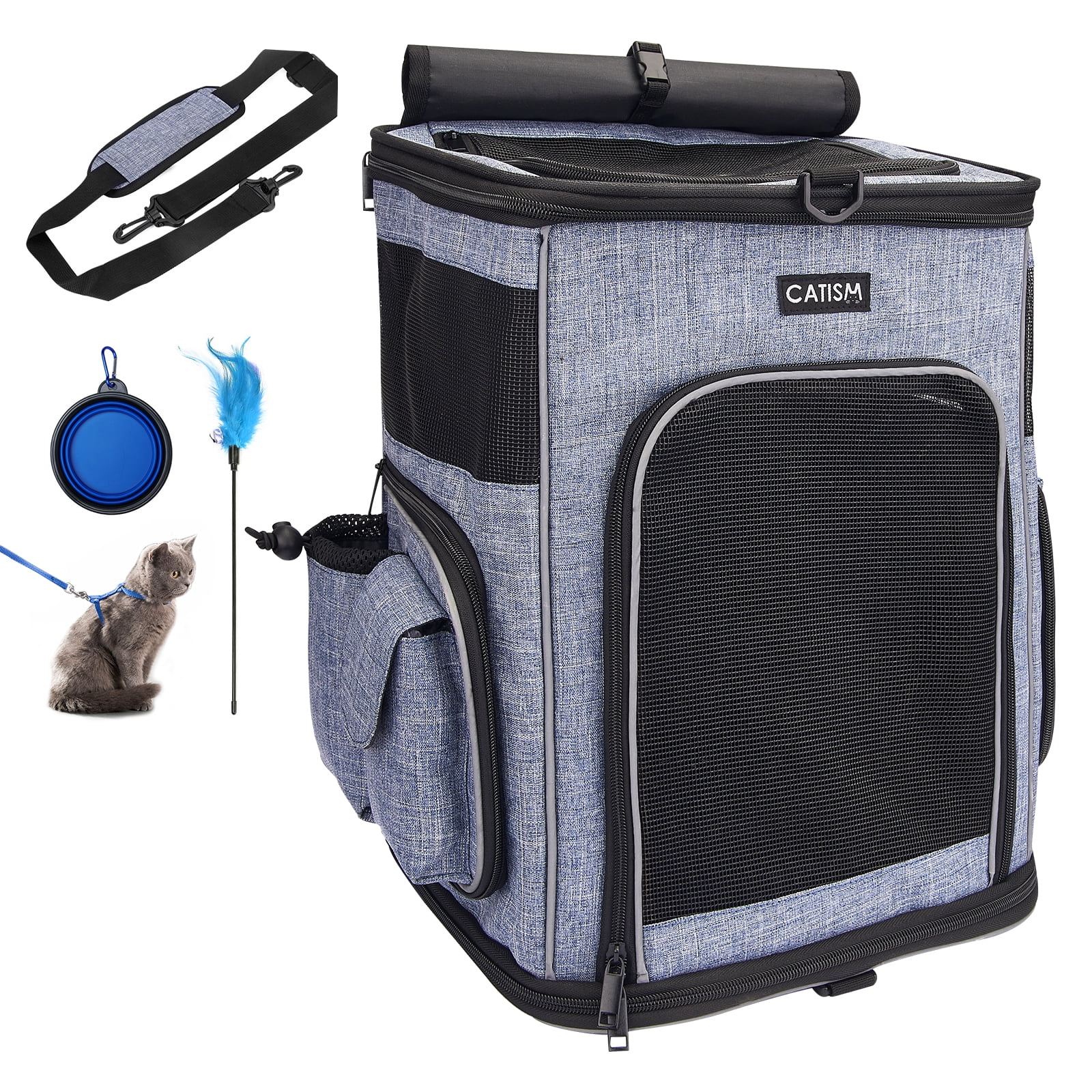 Cat Carrier - Sling Backpack - Breathable Travel Carrying Bag — More than a  backpack