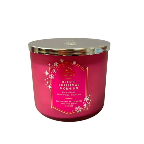 Bath & Body Works Bright Christmas Morning Scented 3 Wick Candle 14.5 oz