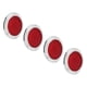 thumbnail image 3 of Reflector Rojo, Calcomanía Reflectante de Seguridad de Confiabilidad para Motocicleta para Automóvil para alertar Vehículos Que Rodean Los Vehículos, 3 of 7