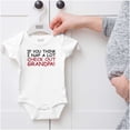thumbnail image 5 of Cute Grandchild Grandpa Funny Napping Romper Boys or Girls Infant Baby Brisco Brands NB, 5 of 6