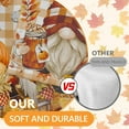 thumbnail image 3 of Fall Buffalo Plaid Kitchen Window Curtains and Valances Set 36 Inch, Pumpkins Gnomes Vintage Sweet Home Short Tier Curtain for Cafe Living Room Bathroom, Autumn 3 Pieces Set Kitchen Decor, 3 of 6