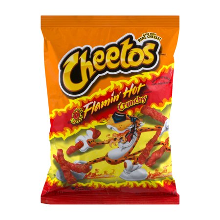 cheetos xxtra flamin hot crunchy cheese flavored snacks 8.5 oz