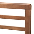 thumbnail image 4 of Allora Lit Plateforme Grand en Bois de Style Mi-Siècle, Brun Noyer, 4 of 9