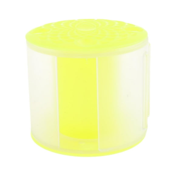 Thinsony Storage Box Portable Easy to Use Gymnastics Accessory Blue Rhythmic Ribbon Crafts Yellow 7.2x6.4cm