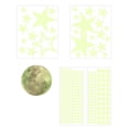 thumbnail image 2 of 5 Pegatinas de Estrellas y Puntos BLESIY que Brillan en la oscuridad para pared color Amarillo verde, 2 of 8