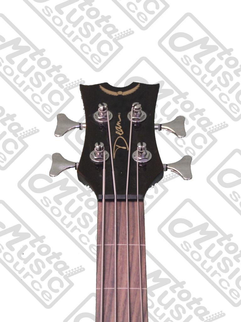 Bass Guitars Right Handed Dean EAB FL AcousticElectric Bass Fretless Guitar with Satin Finish
