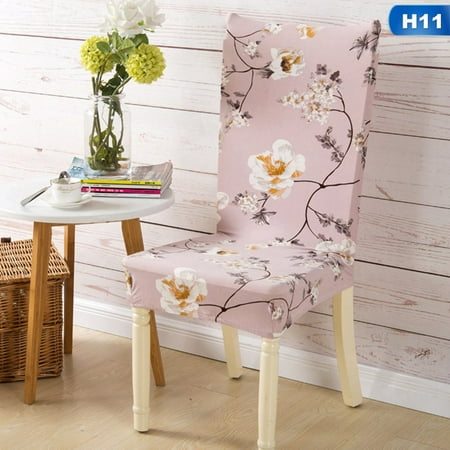 Four Seasons Slipcovers AkoaDa New Four Seasons Universal Removable Washable Chair Cover Home Dining Room Hotel Wedding Banquet Party Chair Cover Hame Decor ()