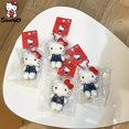 thumbnail image 4 of Llavero de peluche Kawaii Sanrio Hello Kitty con hebilla de amor, llavero de peluche, colgante para bolso, adorno colgante para teléfono móvil femenino, juguete para niña, 4 of 5