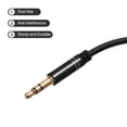 thumbnail image 3 of 3.5mm TRS Aux Cable Male to Male Auxiliary Audio HiFi Headphone Cord 3.3ft Nylon Braided, Black, 3 of 6