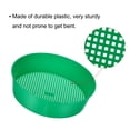 thumbnail image 4 of Unique Bargains Garden Sifting Pan Plastic Potting Sieve Mesh Filter Soil Screen Tool, Green 2 Pack, 4 of 5