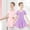 Pink-Short Sleeve, variant on Baby Girl Dresses Elegant Ballerina Bodysuit Solid Short Sleeve Dancewear Translucent Tutu Skirted Leotard Baby Girl Clothes Purple-Short Sleeve 8-9Years