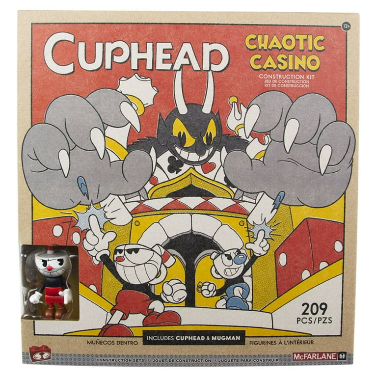 ゲームキャラクター McFarlane Toys Cuphead Chaotic Casino CUPHEAD LARGE CONSTRUCTION SET - CHAOTIC CASINO - Walmart.com