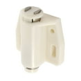 thumbnail image 3 of Single Magnetic Round Head Resilient Catch Latch for Cupboard White, 3 of 5