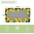 thumbnail image 3 of Farmhouse Kitchen Mats Non-Slip Lemon Boho Kitchen Rugs Seasonal Home Decor Low Profile Washable Floor Mat 30x17 Inch, 3 of 6
