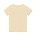 thumbnail image 5 of Spazoro Toddler Girls T-shirts, Summer Casual Love Mom Crewneck Short Sleeve Tops Khaki Size 2-13T, 5 of 7