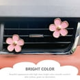 Phlegsive 6Pcs Daisy Vent Clips Car Interior Flower Air Conditioning