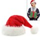 thumbnail image 4 of Sombreros de Navidad de felpa para fiestas navideñas, gorra navideña para Santa Claus, sombrero de Navidad, dropshopping Feliz Sencillez, 4 of 4