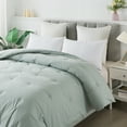 thumbnail image 2 of Royal Velvet Tufted Down Alternative Comforter Full - Queen - Dusty Aqua, 2 of 5