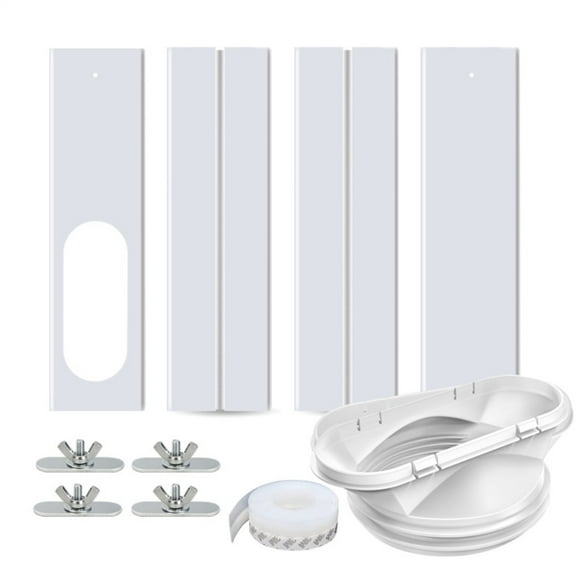 Portable Air Conditioner Window Kit Adjustable Window for Air Conditioner Sliding AC Window Vent Kit