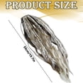 thumbnail image 3 of Dreadlock Extensions Gradient Color - Synthetic Braiding Hair Pieces, Ombre Dreads, Removable Hair Extensions, Boho Festival Style, Lightweight Hairpiece, Summer Beach Look, 3 of 7