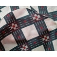 thumbnail image 4 of oneOone Silk Tabby Fabric Check Ikat Print Fabric By The Yard 42 Inch Wide, 4 of 4