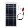 thumbnail image 1 of Amdohai 5W 12V Solar Panel Portable Solar Power Polycrystalline Siliocone Solar Charger Mini High Efficiency Solar Module with Clips, 1 of 7