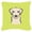 Multi-Color, variant on Caroline's Treasures BB1284PW1414 Checkerboard Lime Green Yellow Labrador Fabric Decorative Pillow, 14HX14W, multicolor