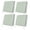 Green, variant on Outdoor Patio Cushion Covers 4 Pack Light Green Stripes Patio Chair Cushion Covers with Ties and Zipper Farmhouse Linen Stripes Waterproof Outdoor Seat Cushion Covers for Patio Furniture 20"x18"