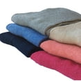 thumbnail image 2 of Meso Children 6 Pairs Pack Wool Socks Plain Color Size 1Y-3Y (Blue,Grey,Navy,Rose,Orange,Beige), 2 of 4