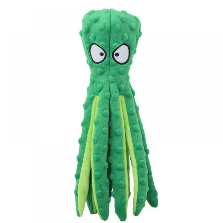 ATUBAN Squeaky Dog Toys,Octopus Plush Dog Chew Toys for Puppy