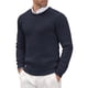 thumbnail image 2 of Jersey de cuello redondo de punto para hombre: manga larga ajustada, color liso floral, poliéster, estampado 3D, ropa informal y de fiesta., 2 of 6