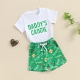 thumbnail image 3 of Okbabeha Toddler Baby Golf Outfits,Golf Shirt+Golf Shorts Girl Boy Golf Clothes Set Golf Birthday Clothing Summer, 3 of 7