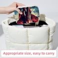 thumbnail image 6 of Elephant Velvet Portable Jewelry Box with Removable Compartment - Stylish Gift, Display Case, and Decorative Box, 6 of 7