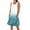 Light Blue, variant on Women's Floral Print Sleeveless Tank Dress Loose Fit Beach Sundress with Hidden Pockets and Adjustable Straps for Poolside Lounging,Orange S