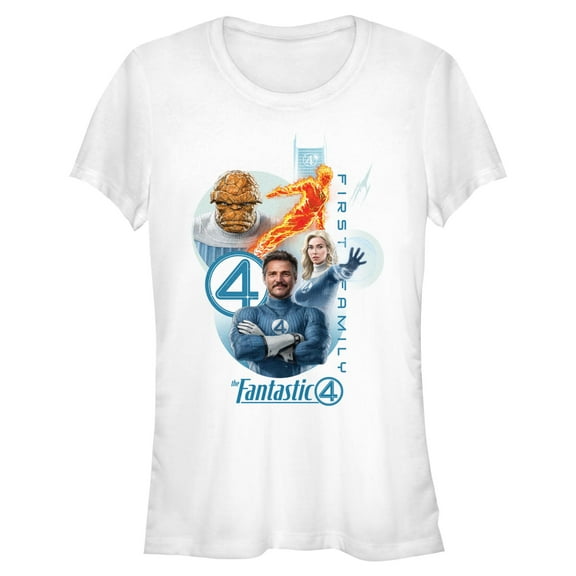 Juniors The Fantastic Four: First Steps First Family T Shirt