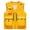Yellow, variant on Chiccall Men's Casual Lightweight Outdoor Quick Dry Work Travel Photo Camping Climbing Cargo Vest Jacket Multi Pockets