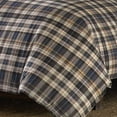 thumbnail image 3 of Eddie Bauer Plaid Cotton Plain Weave Comforter Sets, Full/Queen, Brown, 3 of 4