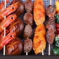 thumbnail image 5 of Brocheta de barbacoa simulada para hacer comida DIY Modelo de habitación Fotografía al aire libre Juguetes de carretera Manualidades para el hogar para niños, 5 of 5