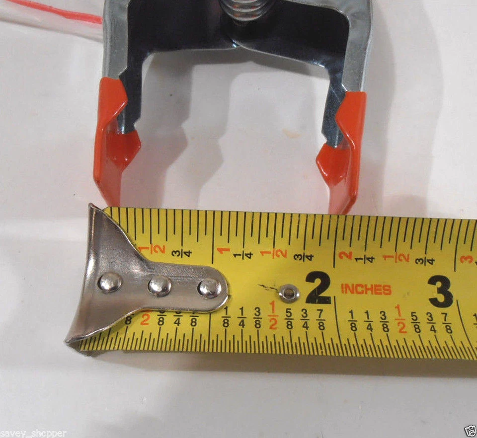 CIRCLE- Spring Clamps Lot Of 14 Pc. Assorted Metal 2-6 Inch,4-4 Inch,8-2 Inch