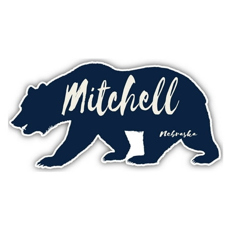 

Mitchell Nebraska Souvenir 3x1.5-Inch Fridge Magnet Bear Design