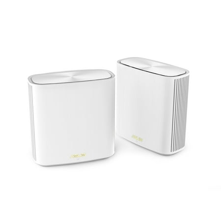 UPC: 0195553061308 | ASUS ZenWi-Fi Whole-Home Dual-Band Mesh Wi-Fi 6 System XD6 White – 2 Pack  Coverage up to 5  400 sq. ft. & 4+ Rooms  5400Mbps  AiMesh  Lifetime Free Internet Security  Parental Control  Easy Setup