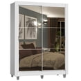 thumbnail image 1 of Ropero Closet Madesa Dallas Plus 2 Puertas Corredizas con Espejo 4 Cajones con Pies BB, 1 of 5