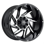 Vision Offroad 422 20x12 8x170 -51et Gloss Black Machined Face wheel