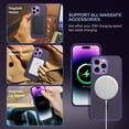 thumbnail image 4 of BENTOBEN Case for iPhone 14 Pro Compatible with Mag-Safe, 6.1" Tpu Magnetic Car Mount Support, Anti-Fingerprint Shockproof Protective Cover for iPhone 14 Pro 6.1 inch, 4 of 8