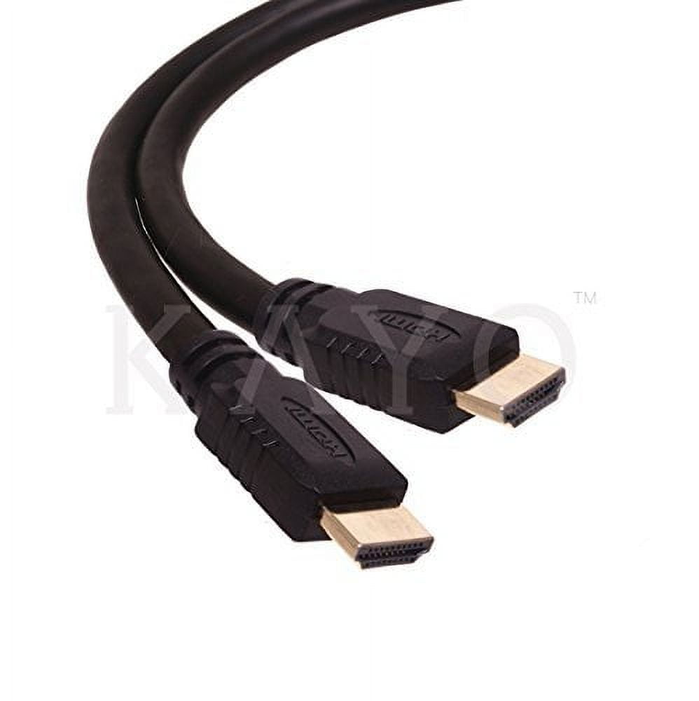 HDMI Cable,KAYO High Speed HDMI1.4/2.0 Super HD 4K 2160p Cable w/Signal Booster+Bonus CABLE TIE+USB Charger,Supports-4K 2160p/1080p HD,3D,Ethernet & Audio Return,PS3/PS4,Xbox360 (75FT -1PK)