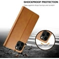 thumbnail image 6 of Case for iPhone 12 Mini, PU Leather Wallet Folio Flip Magnetic Buckle Slim Back Cover Built-in Card Holder Slot and Stand for iPhone 12 Mini 5.4 Inch (Khaki), 6 of 14