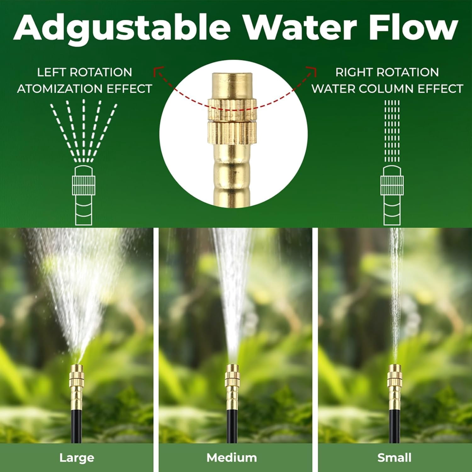 230ft Drip Irrigation System For Garden: 40 Nozzles 1/4" Pe Tubing Automatic Watering Kit Adjustable Misting Sprinkler Mister Hose Water Plants Tape Raised Beds Lawn Outdoor Yard Greenhouse