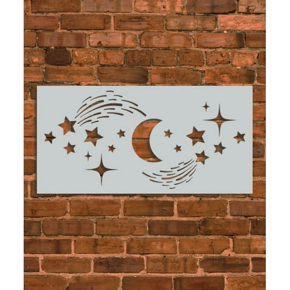 Galaxy Stars Stencil