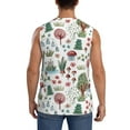 thumbnail image 4 of Haiem Men's Frog and Forest Plants Print Tank Tops Summer Sleeveless Cut Off Workout T-Shirts Fitness Vest Athletic Undershirts-X-Large, 4 of 8